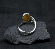 Burn Anne Agate Sterling Silver Celtic Ring image 5