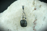 Edinburgh Cobblestone Sterling Silver Celtic Pendant image 0