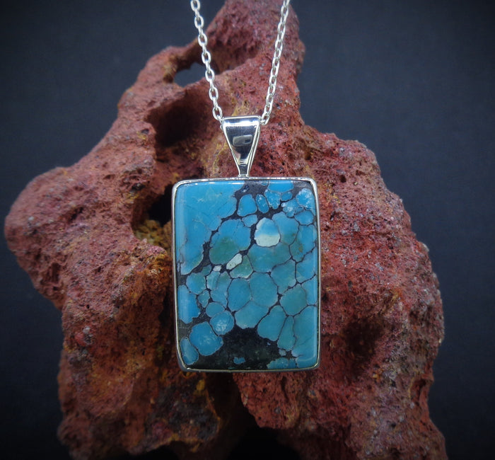 Turquoise Sterling Silver Pendant image 0