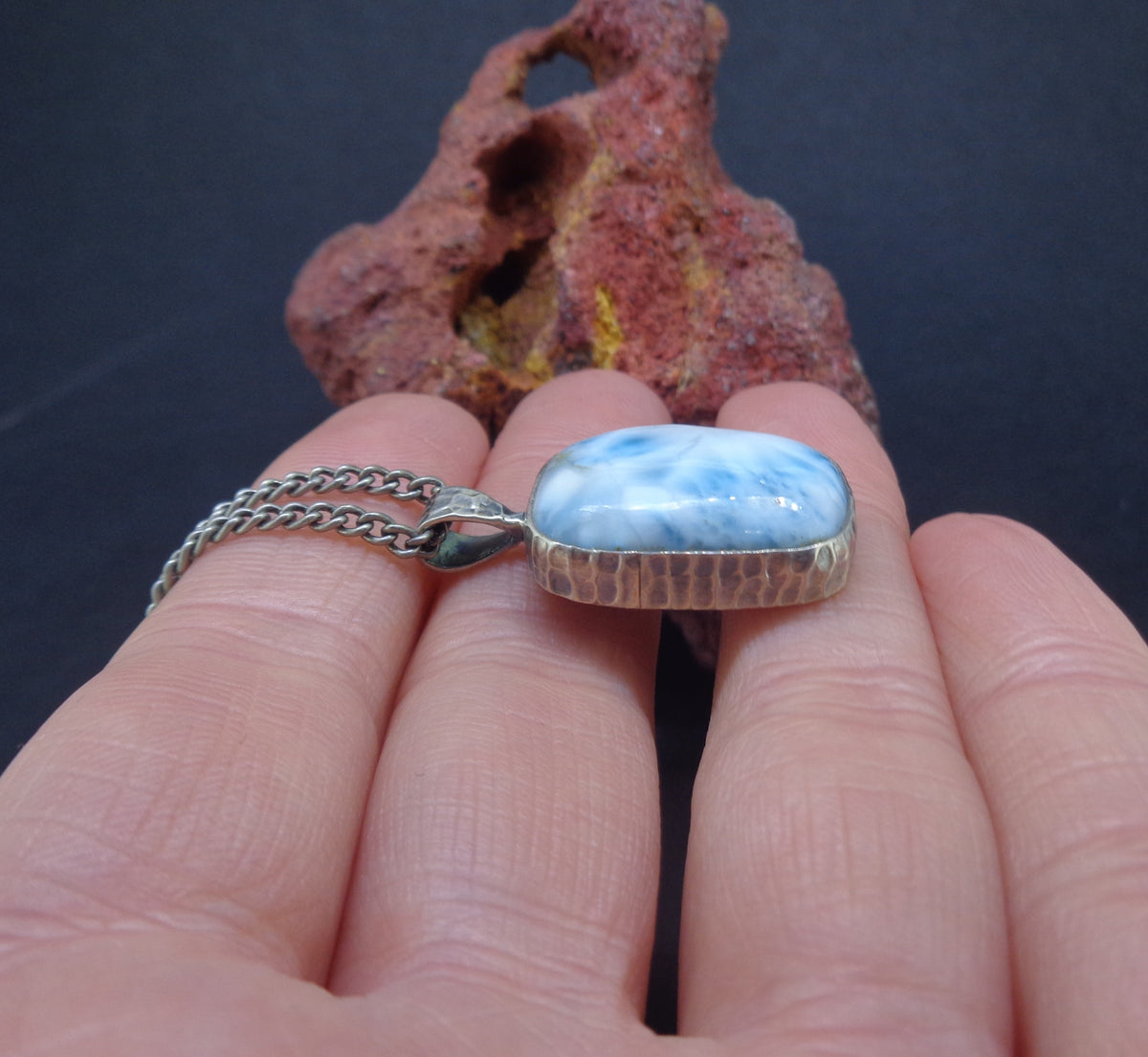 Larimar Sterling Silver Pendant image 4