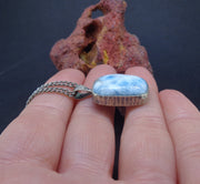 Larimar Sterling Silver Pendant image 4