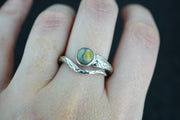Skye Marble Sterling Silver Serpent Ring image 1