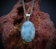 Larimar Sterling Silver Pendant image 0