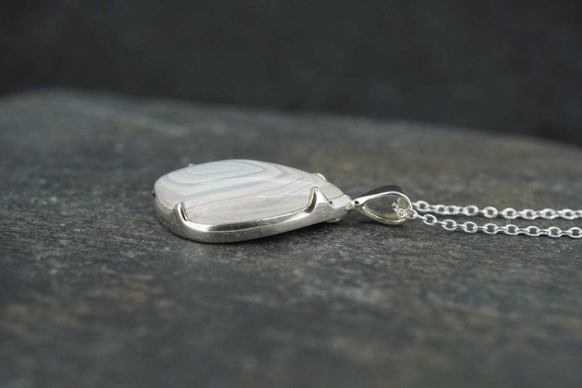 Scottish Agate Sterling Silver Pendant image 3