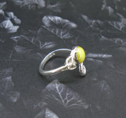 Highland Marble Celtic Knot Sterling Silver Ring image 3