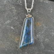 Statement Labradorite Sterling Silver Pendant image 0