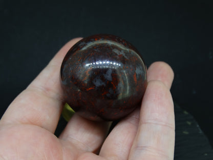 Scottish Red Jasper Carved Sphere image 3