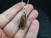 Arthur's Seat Jasper Sterling Silver Fancy Cut Pendant image 1