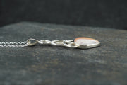 Scottish Fife Agate Sterling Silver Celtic Pendant image 2