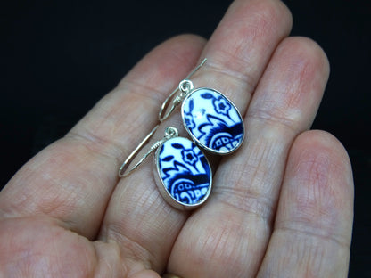 Old Willow 'Flower' Sterling Silver Earrings image 2
