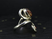Arthur's Seat Jasper & Red Garnet Sterling Silver Ring image 2