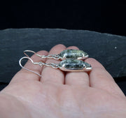 Preseli Bluestone Sterling Silver Celtic Earrings image 3