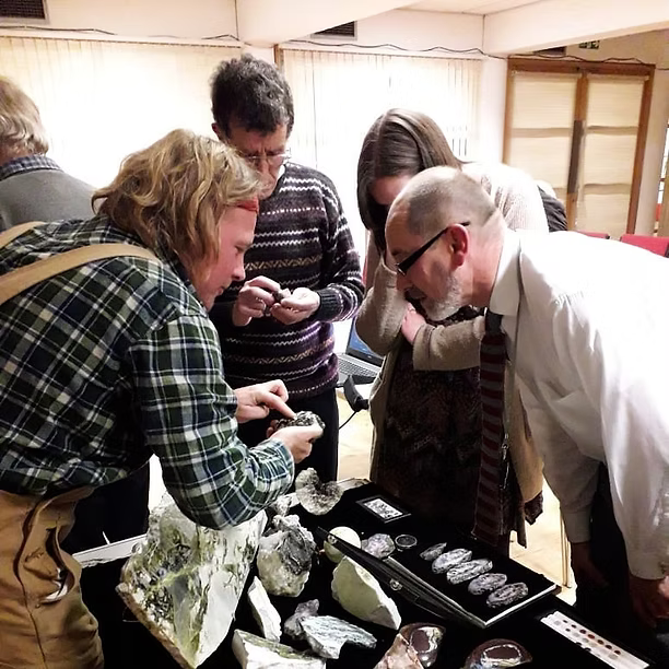 Advising at the Scottish Gemmological Association meeting in October 2018