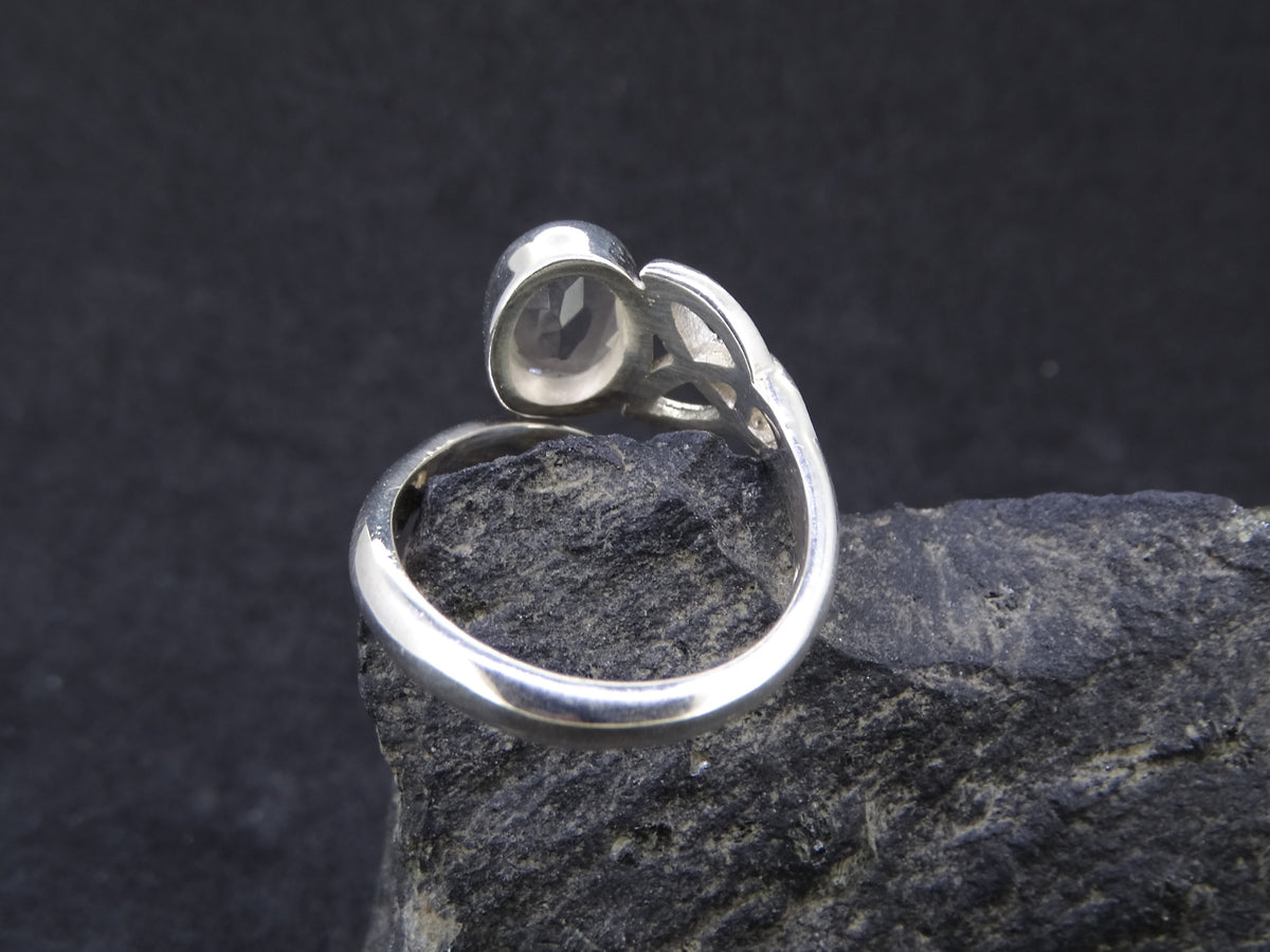 Edinburgh Sea Glass Sterling Silver Celtic Ring image 5