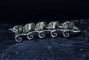 Gold Nugget Sterling Silver Celtic Wrap Ring image 6