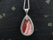 Rhodochrosite Sterling Silver Pendant image 4