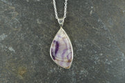 Blue John Sterling Silver Pendant image 0