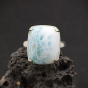 Larimar Adjustable Sterling Silver Ring image 0