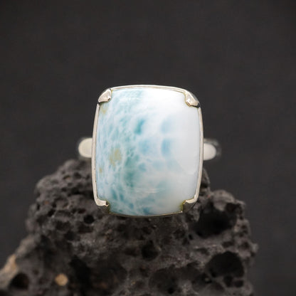 Larimar Adjustable Sterling Silver Ring image 0