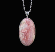 Rhodochrosite Sterling Silver Pendant image 0