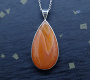 Carnelian Sterling Silver Pendant image 0