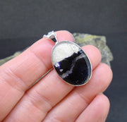 Blue John Sterling Silver Oval Pendant image 4