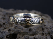 Scottish Orrock Amethyst and Scottish Gold Ring image 5