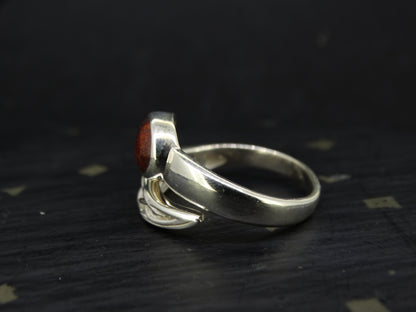 Arthur's Seat Jasper Sterling Silver Wrap Ring image 2