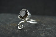 Cairngorm Quartz Sterling Silver Celtic Ring image 2