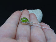 Peridot Sterling Silver Pendant image 2
