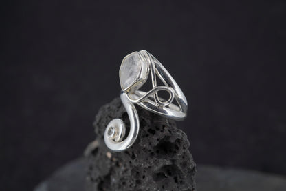 Orrock 'Diamond' & Zircon Sterling Silver Ring image 3