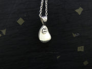 Gold Nugget Sterling Silver Pendant - 17x8mm image 4