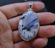 Dendritic Agate Sterling Silver Pendant image 4