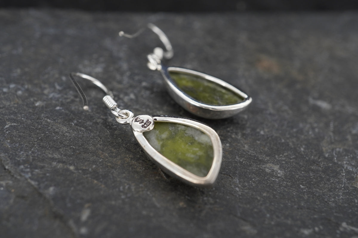 Connemara Marble Sterling Silver Drop Earrings image 4