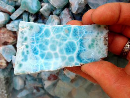 Larimar Sterling Silver Pendant image 7