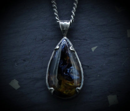 Pietersite Sterling Silver Pendant image 0