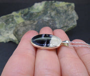 Blue John Sterling Silver Oval Pendant image 3