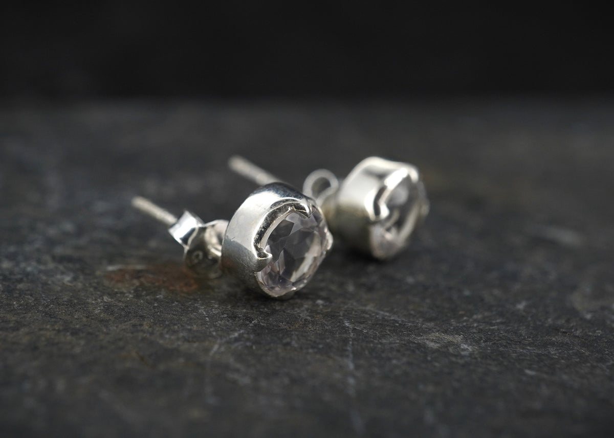Edinburgh Sea Glass Sterling Silver Stud Earrings image 2