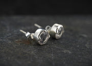 Edinburgh Sea Glass Sterling Silver Stud Earrings image 2