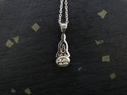Gold Nugget Celtic Sterling Silver Pendant image 4