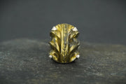 Pyrite Ammonite Sterling Silver Ring image 1