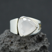 Scottish Chalcedony Sterling Silver Ring image 0