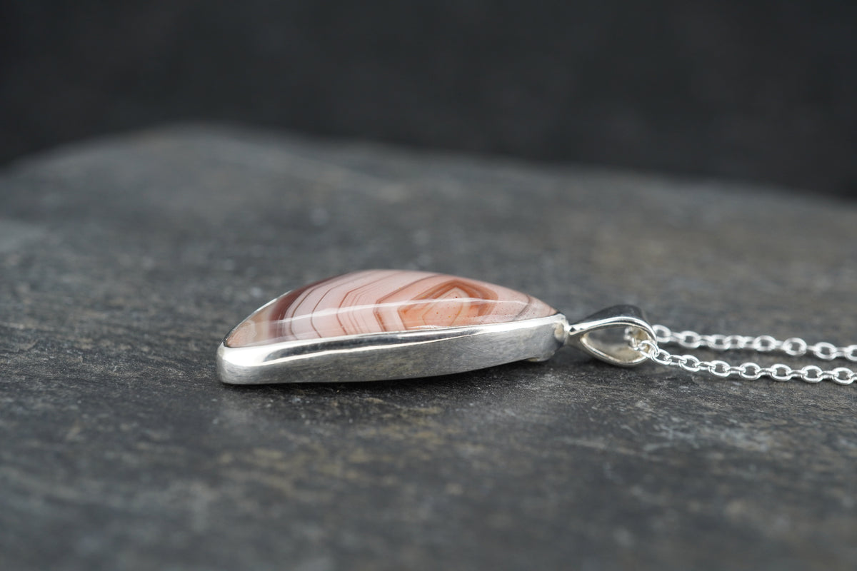 Scottish Agate Sterling Silver Pendant image 2