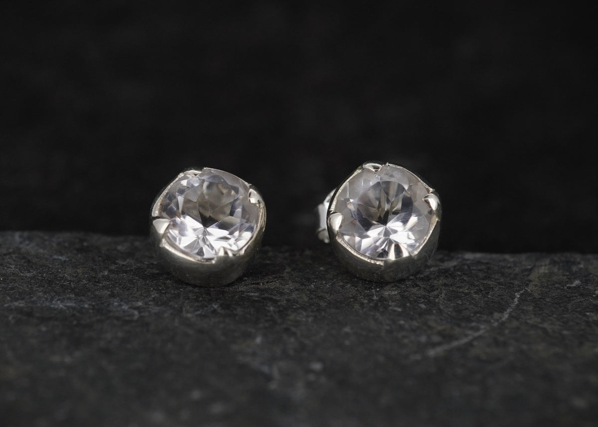 Edinburgh Sea Glass Sterling Silver Stud Earrings image 0
