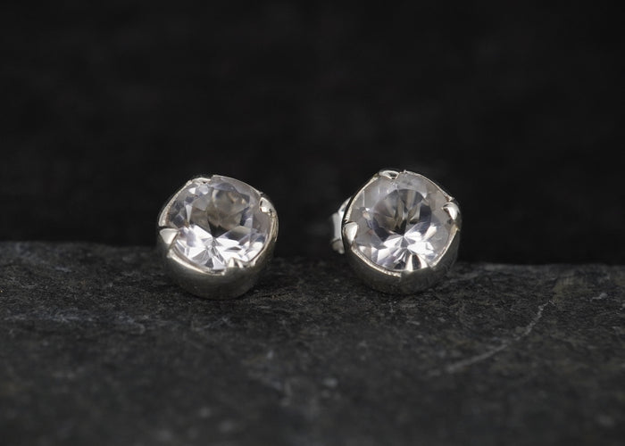 Edinburgh Sea Glass Sterling Silver Stud Earrings image 0