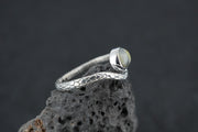 Skye Marble Sterling Silver Serpent Ring image 2