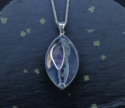 'Jera' Scottish Amethyst, on a Scottish Gold & Sterling Silver Pendant image 7