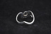 Herkimer Diamond Sterling Silver Wave Ring image 4