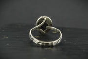 Trilobite Hammered Sterling Silver Adjustable Ring image 4