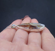 Arizona Fire Agate Sterling Silver Pendant image 4
